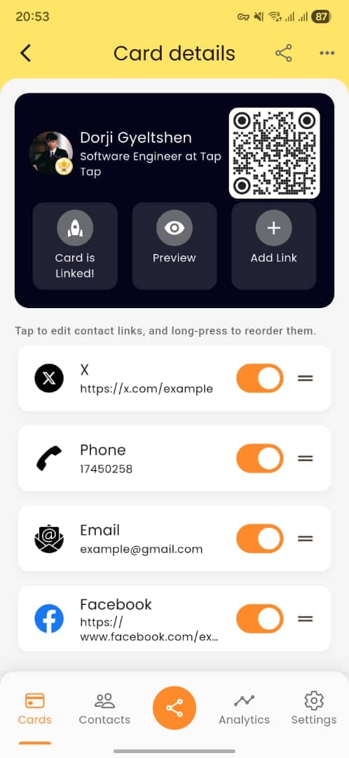 Screenshot of Install the App