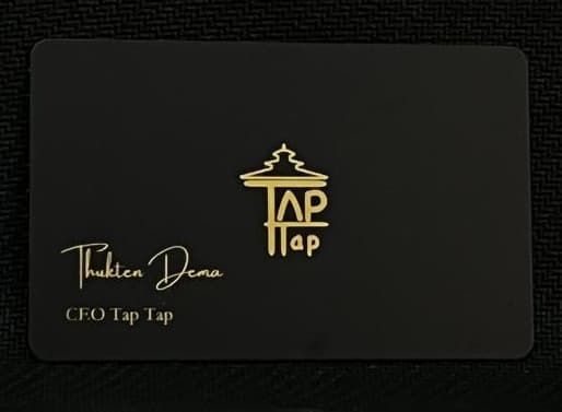PVC black - Gold print