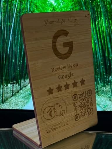 Bamboo Stand - Laser Engraven