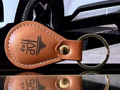 Leather Key Hanger - Laser Engraven