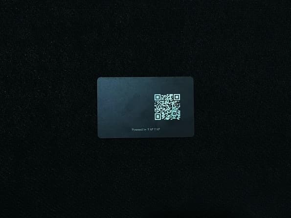 PVC Black - Silver Print