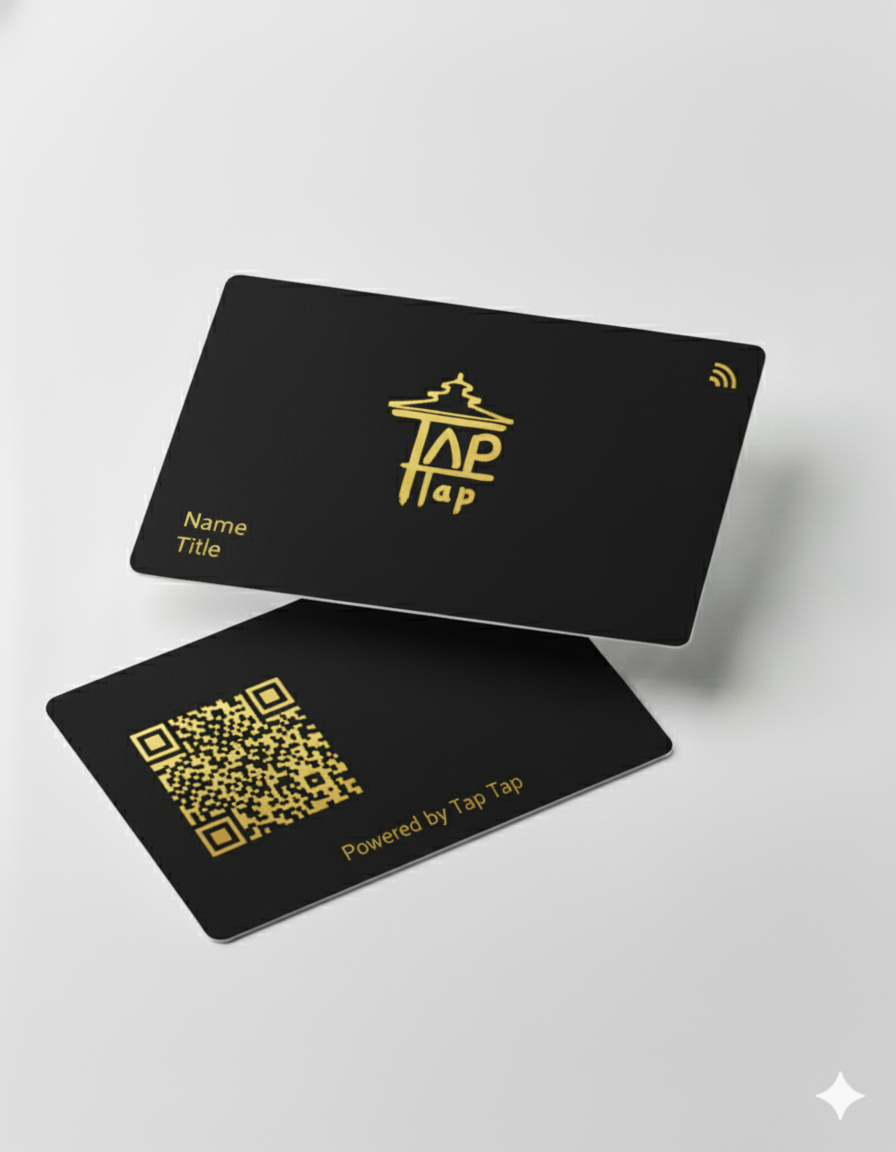 PVC black - Gold print