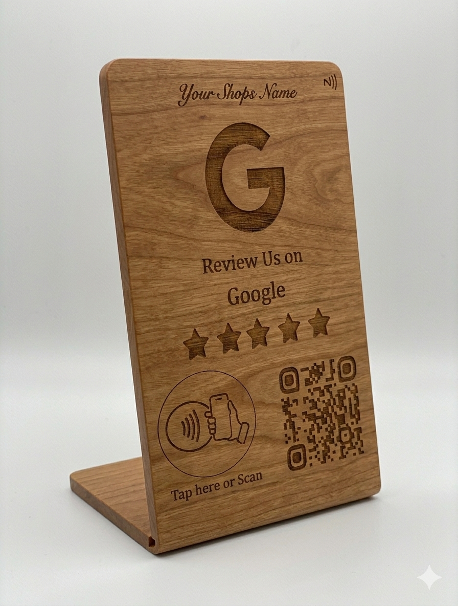 Cherry Stand - Laser Engraven