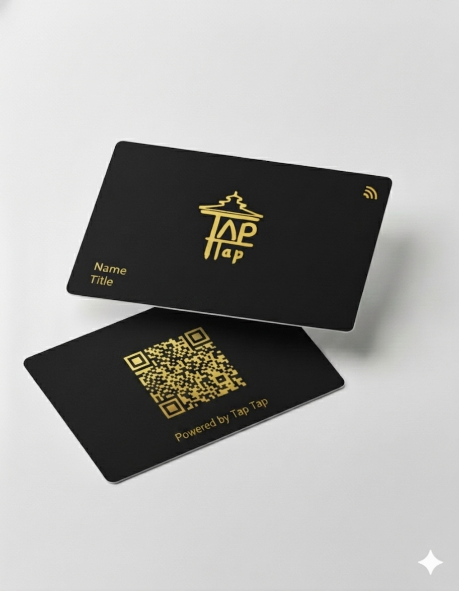 PVC black - Gold print