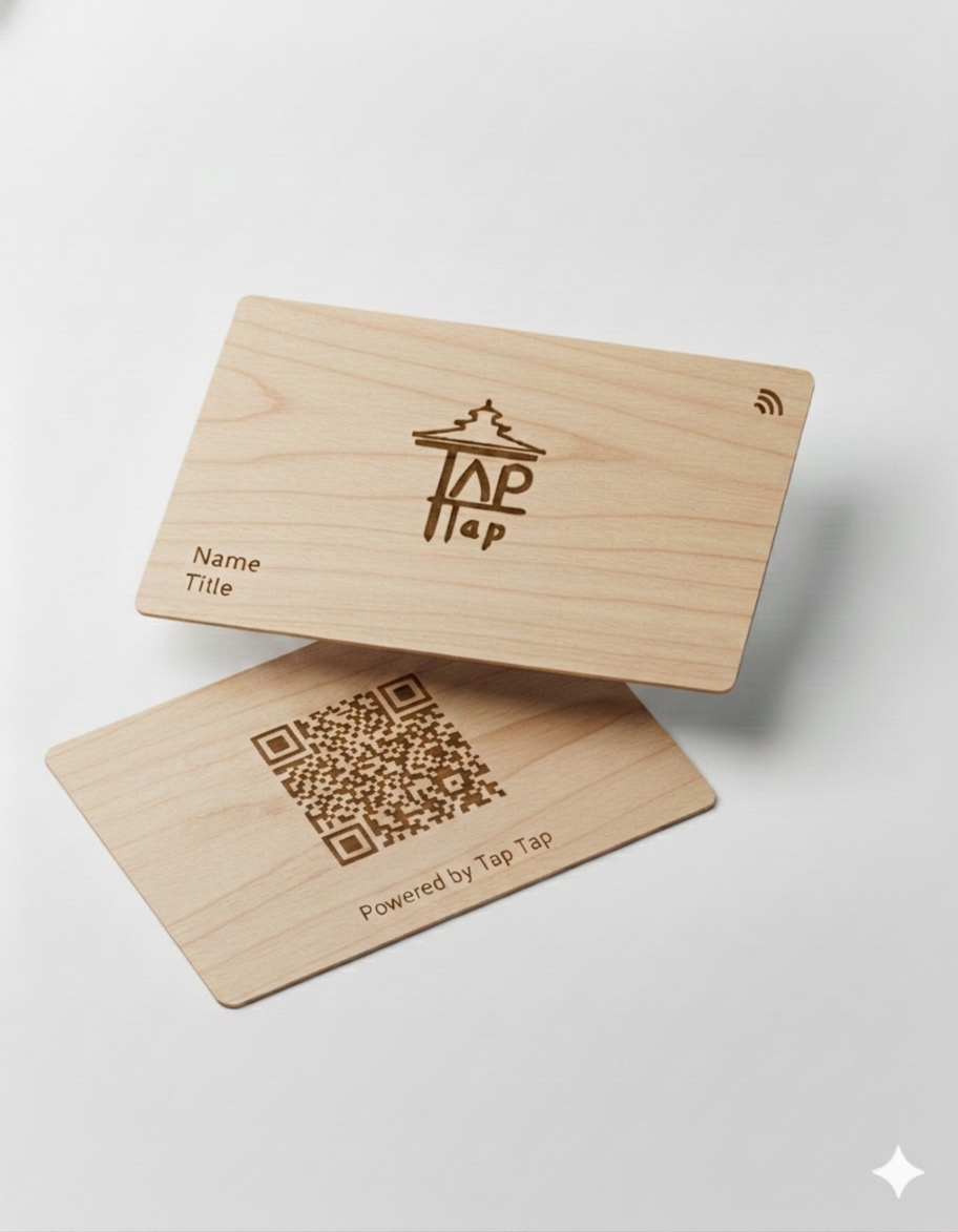 Cherry Card - Laser Engraven